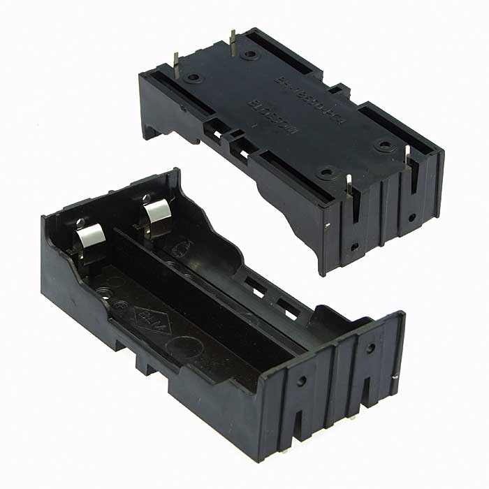   RUICHI Battery Holder for Li-ion 2X18650, 